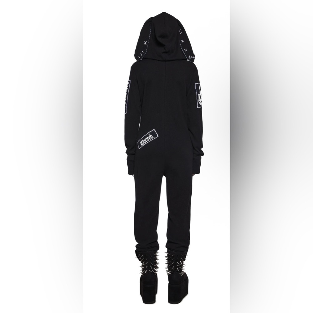 Dollskill Grave Girls CURSED WAYS THERMAL ONESIE - Picture 5 of 8